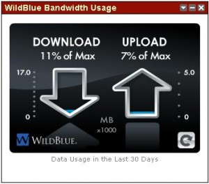 WildBlue Usage